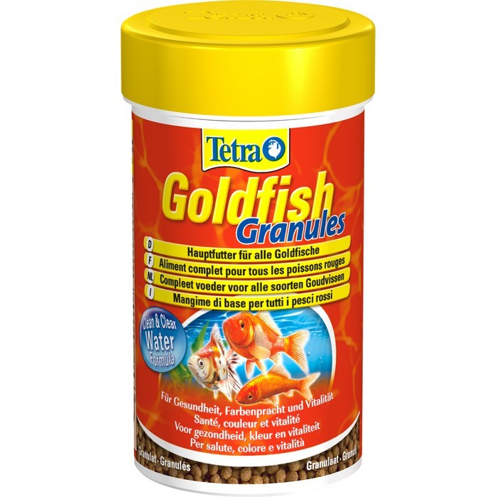 Tetra Goldfish Granules Плавающие гранулы для любых холодноводных и золотых рыбок\100мл\167612