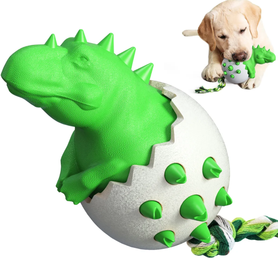 Динозаврик игрушка для собак термопластик\12,9*9,7*8,25см\ЗЕЛЁНЫЙ\N10\Новинка!!0322