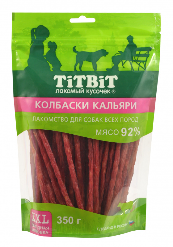 ТитБит Колбаски Кальяри для собак"Золотая коллекция"\350гр\БОЛЬШАЯ УП\025543