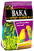 Вака High Quality корм для волнистых попугаев\500гр\10