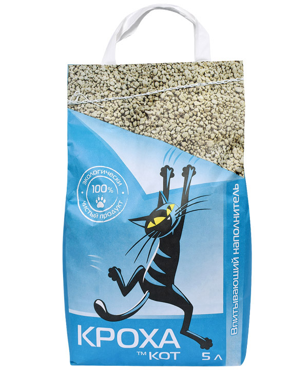 Наполнитель Кроха Кот впитывающий\4\5л\2,5кг\250