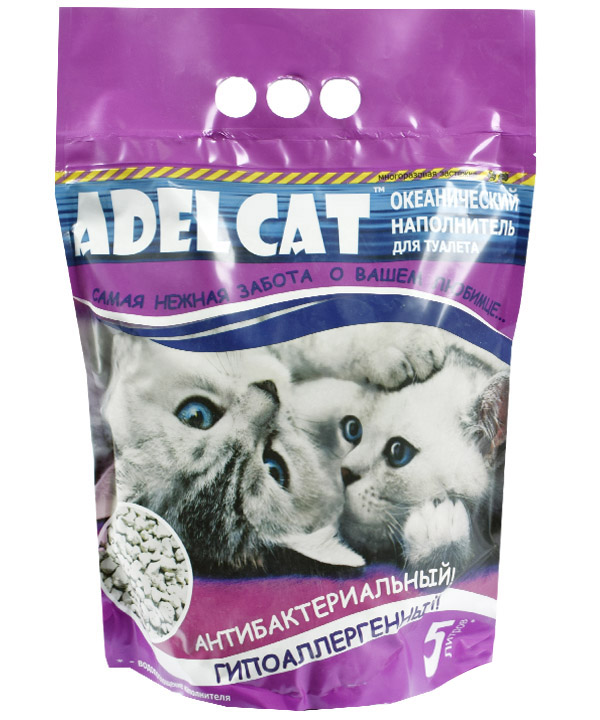 Нап. Adel cat океанический (д\длинношерстных) 5л.\4\250шт