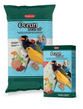 Падован нап.OCEAN fresh air био-песок д/птиц (1кг) 00076