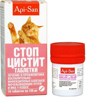 Стоп-Цистит таблетки для кошек\15таб\20