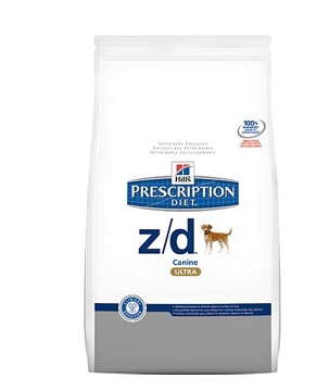 Хиллc Диета\для взрослых собак\сух\пакет\Z/D Ultra лечение острых пищев аллерг