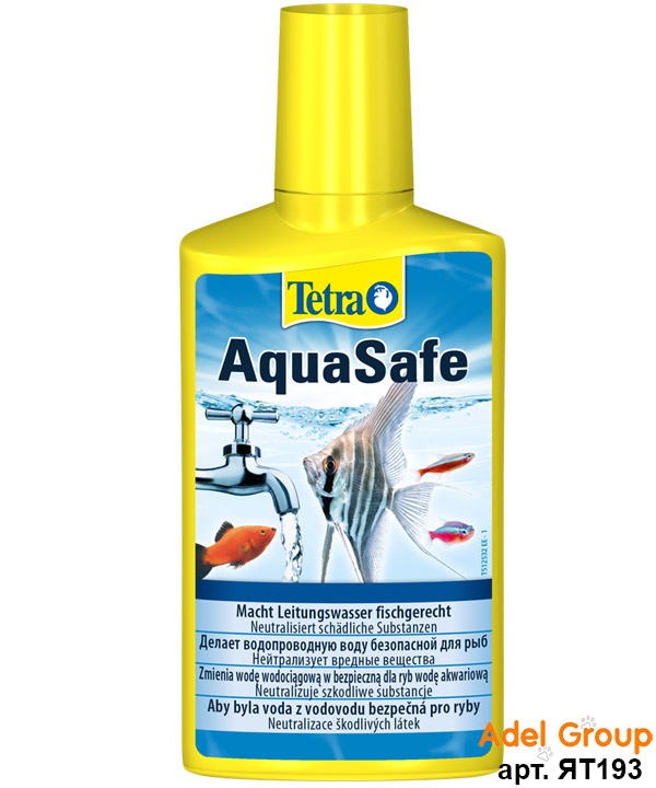 Тetra AquaSafe кондиционер для подготовки воды 100мл на 200л\762732